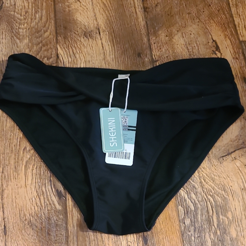 Shekini Black Bikini Bottom